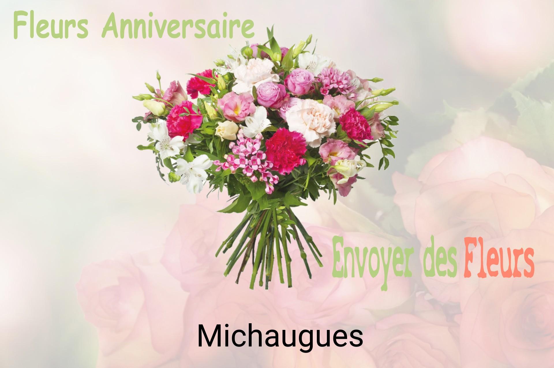 Bouquet de fleurs d’anniversaire livré à Michaugues